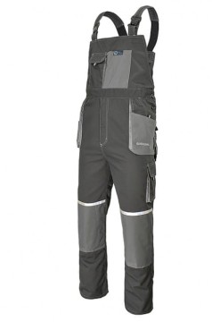 Ogrodniczki Robocze EUROCLASSIC 270g - Wzmocnienia Oxford, Odblaskowe, 11 Kieszeni
