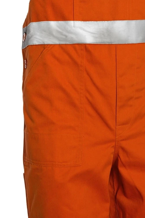 Spodnie robocze ogrodniczki ostrzeg CEZAR - zdjęcie 4