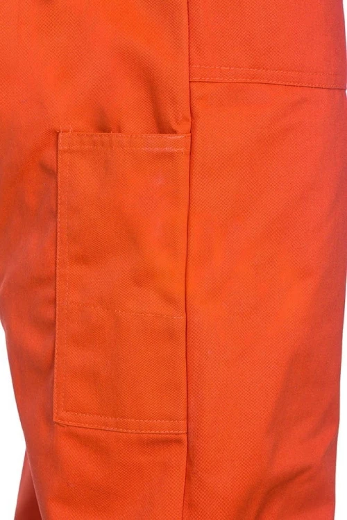 Spodnie robocze ogrodniczki ostrzeg CEZAR - zdjęcie 5