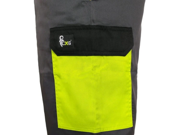 Spodnie robocze ogrodniczki PHOENIX CRONOS czarne - zdjęcie 14