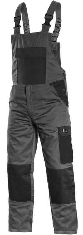 Spodnie robocze ogrodniczki PHOENIX CRONOS czarne - zdjęcie 15