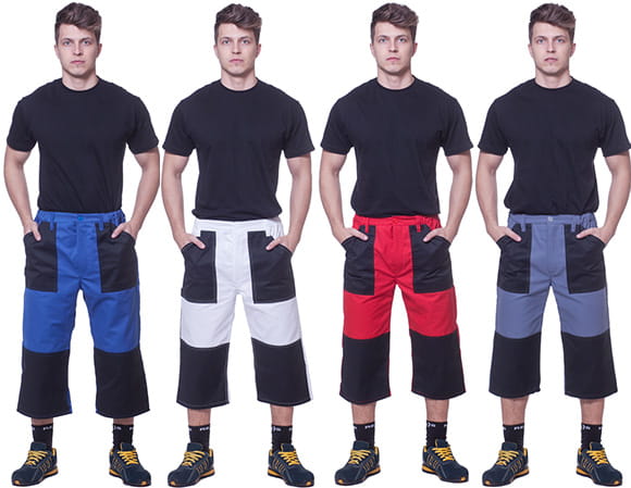 Spodnie spodenki robocze do pasa 3/4 All