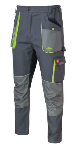 Spodnie Robocze CLASSIC STRETCH SLIM 260g - Bawełna/Elastan, Krój Slim