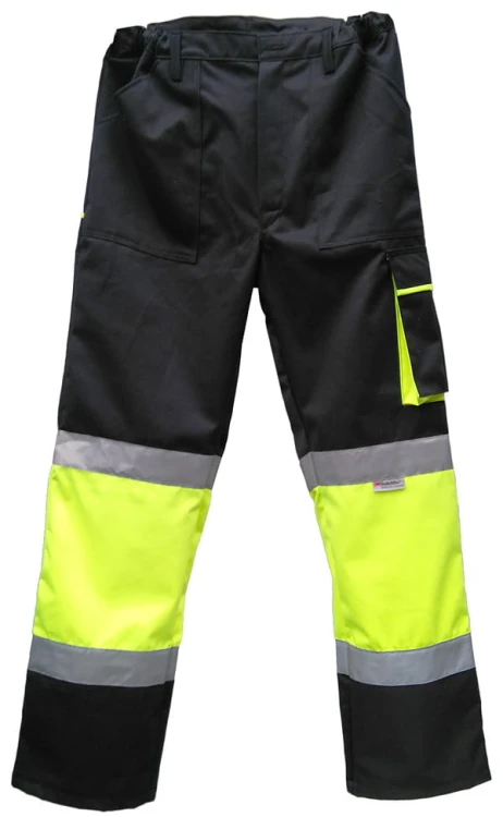 Spodnie robocze do pasa odblaskowe HI-VIZ - zdjęcie 3