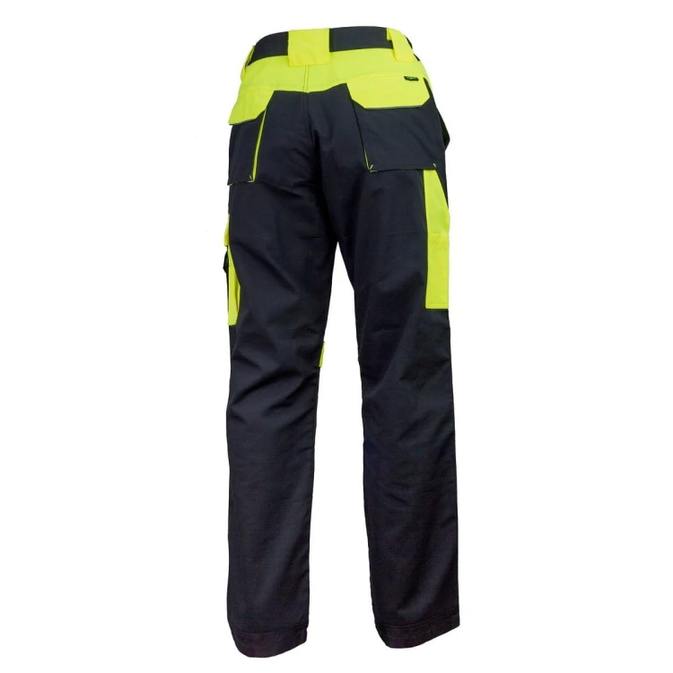 Spodnie Robocze Ostrzegawcze URGENT-Y Żółte Odblaskowe - zdjęcie 2