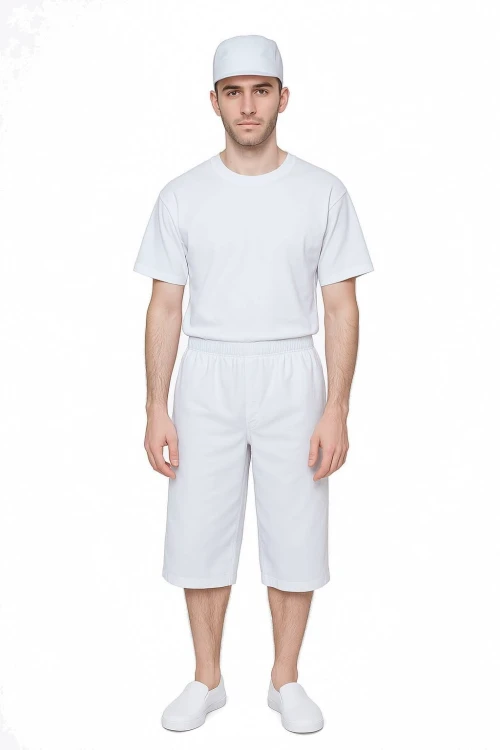 Spodnie Piekarskie 3/4 100% bawełny - Komfort i Profesjonalizm w Twojej Kuchni - zdjęcie 2