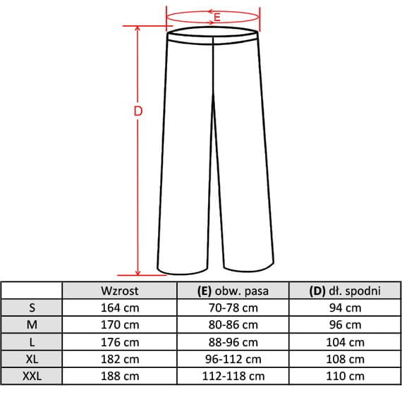 Spodnie piekarskie do pasa - Najwyższej Jakości Spodnie Piekarskie - zdjęcie 3