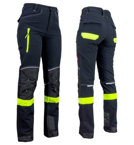 Spodnie Robocze Męskie Softshell URGENT 719 Wodoodporne Oddychające Wzmocnione