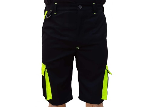 Spodnie krótkie dwukolorowe wygodne z kieszeniami - zdjęcie 2