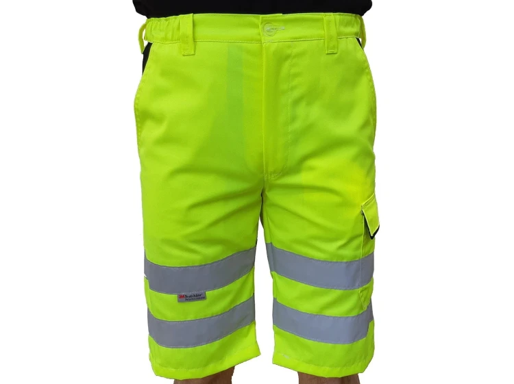 Spodnie robocze krótkie odblaskowe - zdjęcie 11