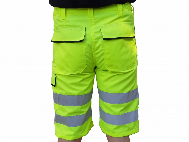 Spodnie robocze krótkie odblaskowe - zdjęcie 13