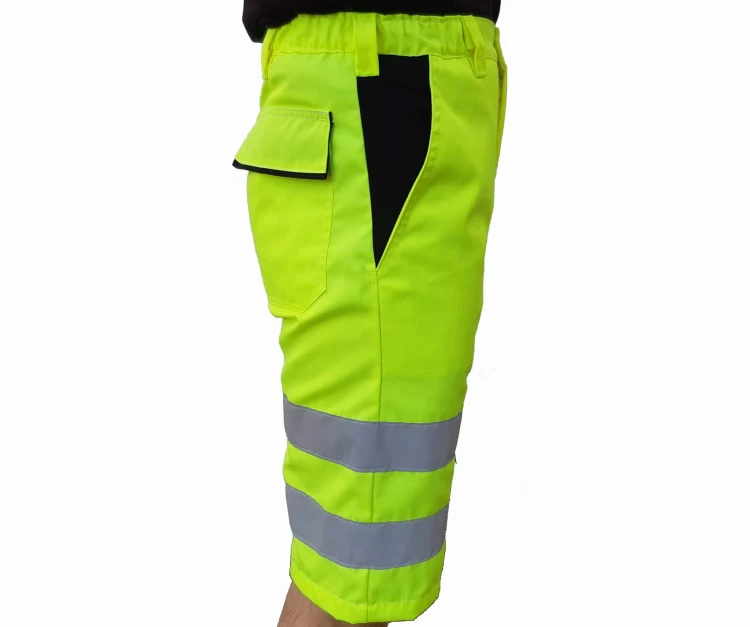 Spodnie robocze krótkie odblaskowe - zdjęcie 15