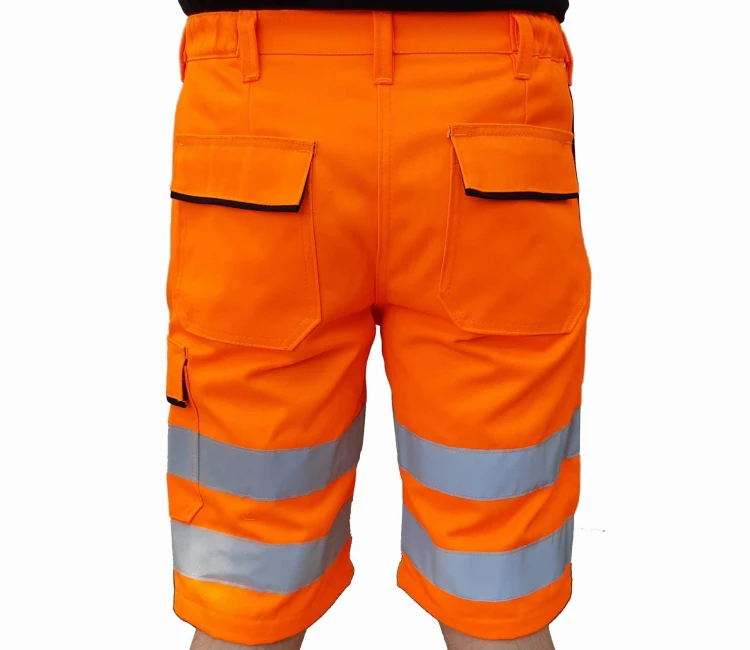 Spodnie robocze krótkie odblaskowe - zdjęcie 17