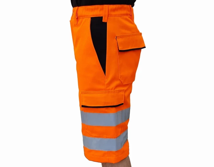 Spodnie robocze krótkie odblaskowe - zdjęcie 18