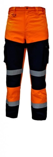 Spodnie robocze ciepłe SNOW HAWK ostrzeg. - zdjęcie 2