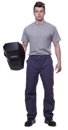 Spodnie robocze do pasa trudnopalne - zdjęcie 2