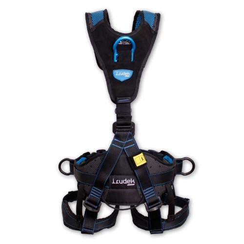 Szelki Ratownicze IRUDEK WIND BLUE 3 - Klamry Automatyczne, 140kg, EN361/EN358/EN813 - zdjęcie 2