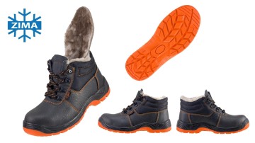 Buty robocze zimowe URGENT 106 S3 – trzewiki z metalowym podnoskiem i wkładką antyprzebiciową