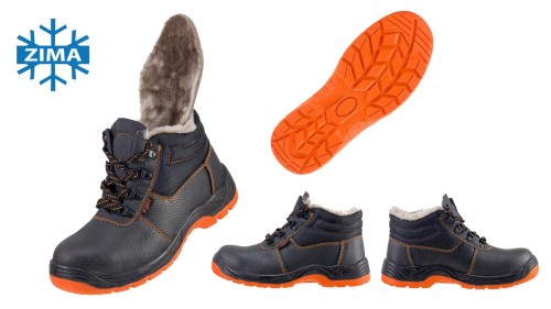 Buty robocze zimowe URGENT 106 S3 – trzewiki z metalowym podnoskiem i wkładką antyprzebiciową
