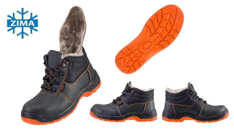 Buty robocze zimowe URGENT 106 S3 – trzewiki z metalowym podnoskiem i wkładką antyprzebiciową