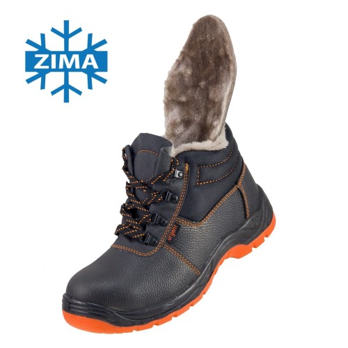 Buty robocze zimowe URGENT 106 S3 – trzewiki z metalowym podnoskiem i wkładką antyprzebiciową - zdjęcie 2