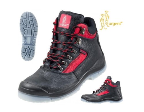 Trzewiki Robocze URGENT 102 S3 SRC - Skóra Bydlęca, Podeszwa TPU