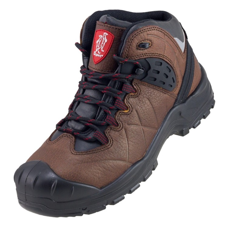 Trzewiki Robocze URGENT 131 S1 - Skóra Bydlęca, Metalowy Podnosek - zdjęcie 4