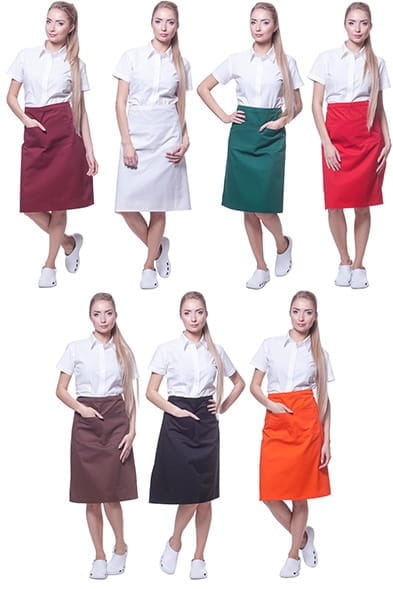 Elegancka Zapaska Kelnerska Średniej Długości - zdjęcie 13