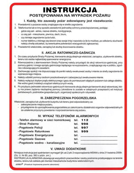 Zestaw BHP dla Firm: Apteczka AS40 + Gaśnica Proszkowa 6kg ABC - zdjęcie 9
