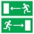 Znak Ewakuacyjny Kierunek Wyjścia Schody w Prawo Z-3E - zdjęcie 2