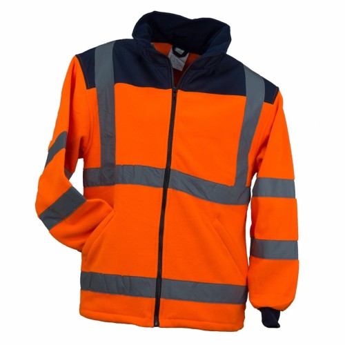 Bluza Polarowa Ostrzegawcza URG-HV Pomarańczowa FLUO