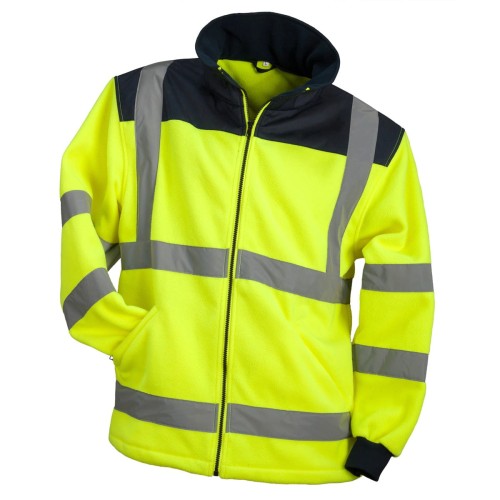 Bluza Polarowa Ostrzegawcza URGENT URG-HV Żółta - Odblaskowa