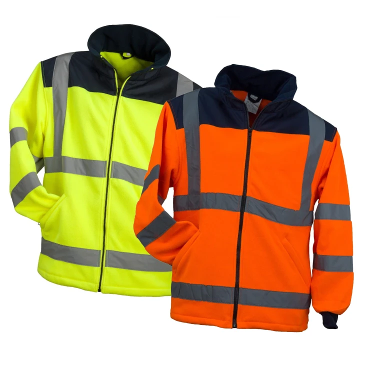 Bluza Polarowa Ostrzegawcza URGENT URG-HV Żółta - Odblaskowa - zdjęcie 2