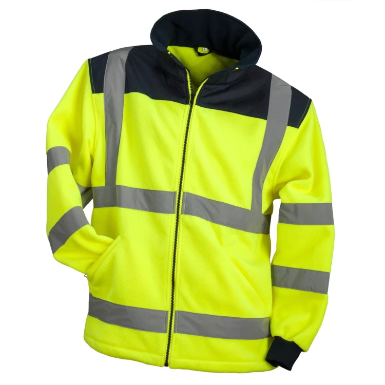 Bluza Polarowa Ostrzegawcza URGENT URG-HV Żółta - Odblaskowa - zdjęcie 4