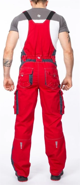 Ardon Vision Czerwone Ogrodniczki Robocze 260g - Bawełna/Poliester - zdjęcie 26