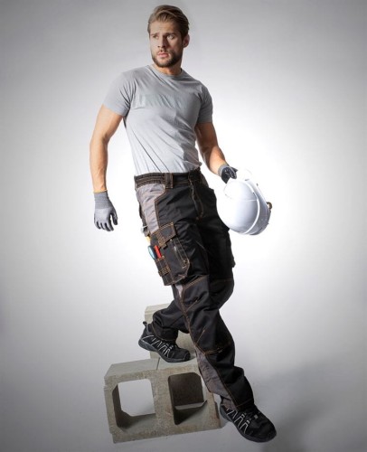 Spodnie Robocze ARDON VISION Czarne 260g - Bawełna/Poliester