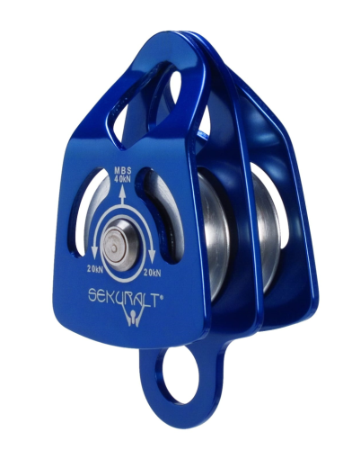 PRO64 BUS bloczek ratowniczy, aluminiowy z dolnym punktem mocowania Irudek