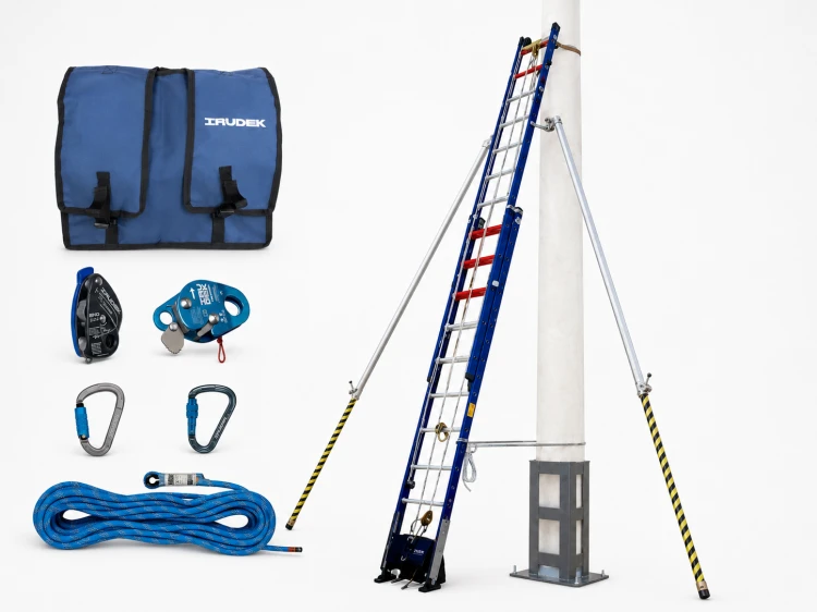 KIT IRULADDER WALL profesjonalny system asekuracyjny do prac elewacyjnych
