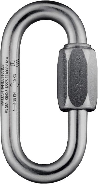 Karabińczyk/zatrzaśnik OVAL LINK INOX 10mm