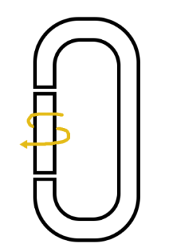 Zatrzaśnik stalowy 308 INOX - zdjęcie 2
