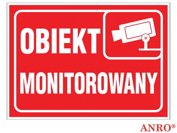 Znak Obiekt Monitorowany Z-R111-P-150x210 - zdjęcie 3