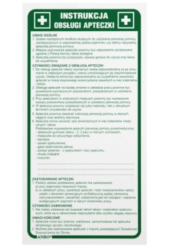 Znak Instrukcja Obsługi Apteczki Z-IB10-P-110x220