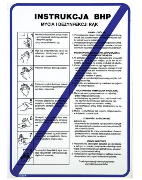 Znak Instr.BHP Mycia Dezynf.Rąk Z-IBG01-P-210x290 - zdjęcie 3