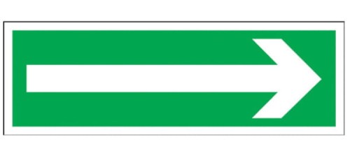 Znak Strzałka Z-1E-FS-100x300