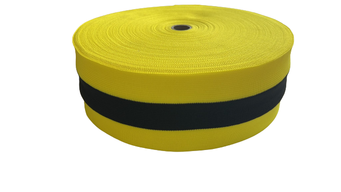 Taśma BHP ostrz.grodzen 78mm x 100m żółto/czarna