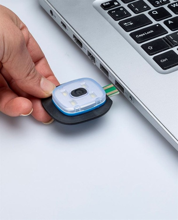 Czapka ocieplana BOAST Z LEDEM pomarańczowa - zdjęcie 5