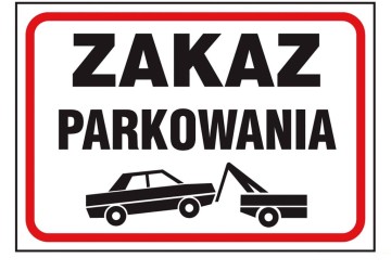 Znak Zakaz Parkowania ZZ-89P 250x350