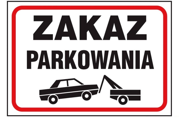 Znak Zakaz Parkowania ZZ-89P 250x350